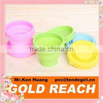 Folding Silicone Cup With Lid