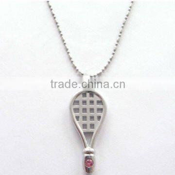 tennis racket necklace