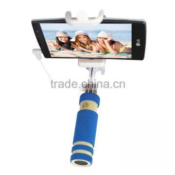 New products Tripod Christmas Promotion gift Cable Take Pole universal remote control Wired monopod selfie stick pen stick