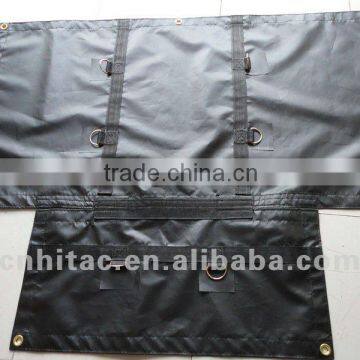 D-Rings Box Stitched Steel Tarpaulin