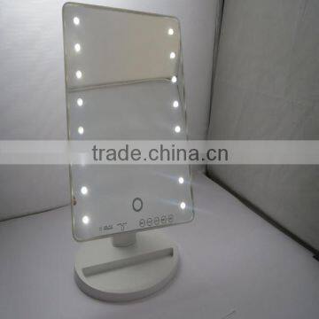 cosmetic mirror led 16pcs lights desk cosmetic mirror with light