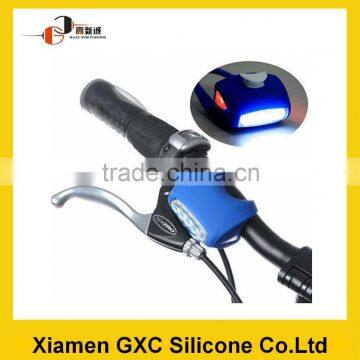 Logo Print Silicone Outdoor Led Bike Light photo-3