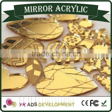 High Quality Professional Custom Mirror Work Dress Antique Gold Leaf Frame Wall Mirror Almirah Mirror Stainless Steel Sheet photo-4
