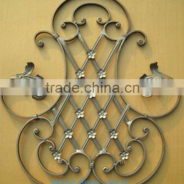 forged iron gate rosettes