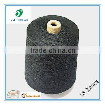 Cone Dyed 100% Polyester Spun Yarn Virgin for Knitting NE 16s 21s 26s 30s photo-4