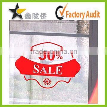 Christmas promotion customized made window sticker