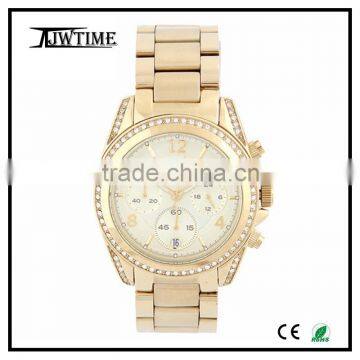 sports direct women watches gold chrono diamond watch girls party dresses quartz watches bezel japan movt christmas gifts