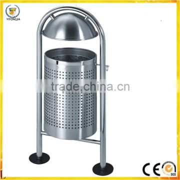 stable base round stainless steel outdoor waste garbage bin                        
                                                                                Supplier's Choice