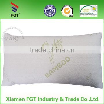 Customized new style natural latex non-toxic baby pillow with bamboo cover