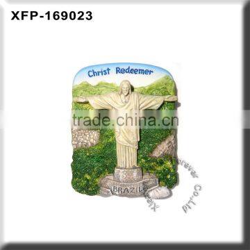 religious christ redeemer resin magnetic stickers for refrigerator