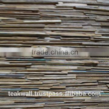 3D TEAK WALL PANEL