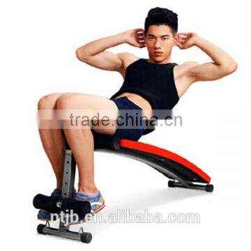 hot sale simple and convenient foldable indoor fitness equipment bench press