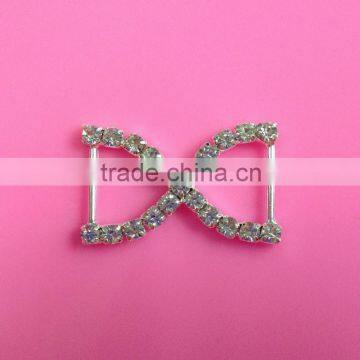 Hot selling factory price X rhinestone buckle in stock (BCL-3016)