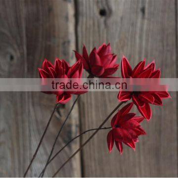 New Artificial Water Lily Home and Garden Decoration Garden Decoration Natural Dried Lotus Artificial Flowers photo-4