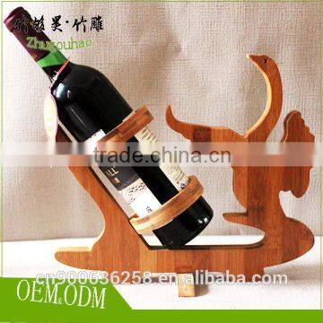 Bamboo Material Round Wine Rack photo-6