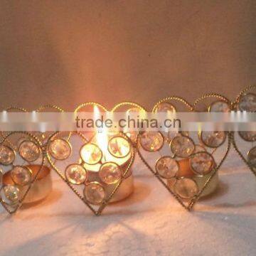 Exclusive Beads Heart t light holder