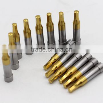 Hex Punch Pins with TiN coating