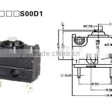 G9 sealed subminiature micro switch IP67