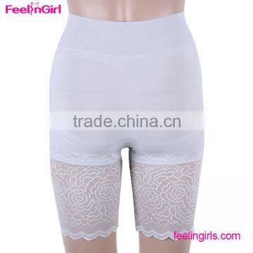 Grey Lace Youg Fabcy Trim Butt Lifter Shaper Panties photo-3