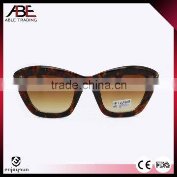 2016 Fashion Brand Sun Glasses Promotion Injection Sunglasses