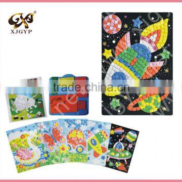 Children's hand-made Eva stickers gold mosaic stickers 3D manual DIY educational toy