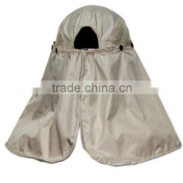 Breathable Sun Shield Flap Hat 360 Degree UV Protection Cap for Farming photo-3