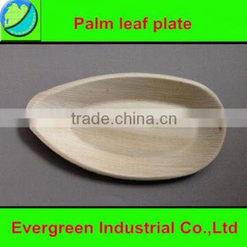 12'' palm leaf oval plate