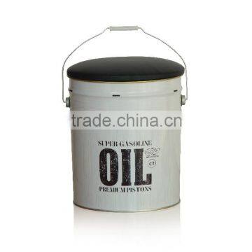 New Customized Colorful Metal Kids Storage Stool photo-6