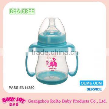 Plastic disposable color changing baby feeder bottle manufacturing