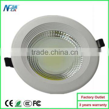 Recessed COB LED downlight dimmable 10W 15W 20W COB LED downlight