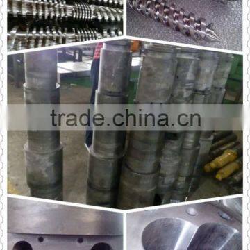 parallel twin screw barrel for extruder machine