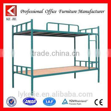 High Quality popular school bunk bed metal bunk beds with desk underneath