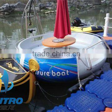 HEITRO Portable Cheap Floating BBQ Donut Boat Grill Boat (6 persons type)