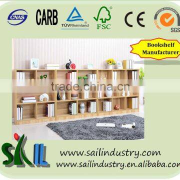 Functional Simple Design Wooden Book Cabinet/bookcase Home Furniture Diy