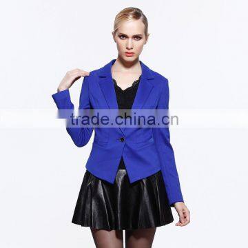 Short Style Body-Slim Lapel Suit For Women OL Clothing OEM Manufacturers From Guangzhou