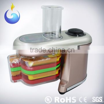 OTJ-S918 280W CE CB ISO spiral dry fruit slicer machine tomato corer