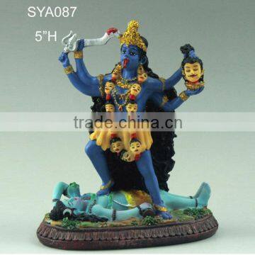 2014 top sale resinic kali statue for pooja