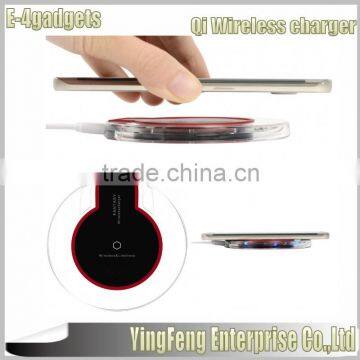 Qi Wireless Charger Fantasy Crystal UFO Shape Charging Pad With LED Lighting for Samsung Galaxy S6 S7 Edge Wireless Charger Quality Choice photo-4