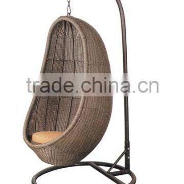 Garden design rattan furniture hanging garden swing chairs