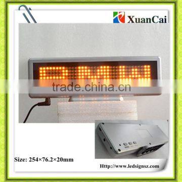 Yellow P6-7*35Y indoor mini LED billboard