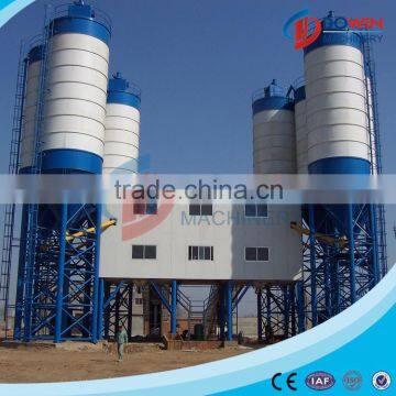 HZS150 150m3/h ready mix concrete plant layout