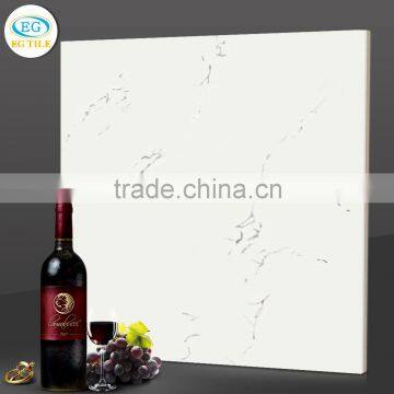 60X60 Statuario Marble White Vitrified Double Loding Porcelain Polished Tile