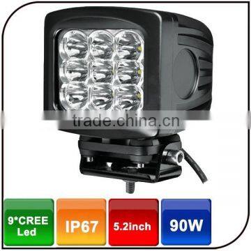 Super Bright 90W 5.2INCH IP67 OFF ROAD LED WORK LIGHT