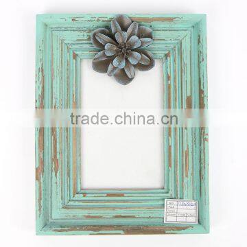 shabby chic flower decorated wood picture frames wholesale