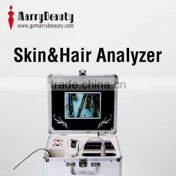 High Resolution Silver Color Skin and Hair Analyzer