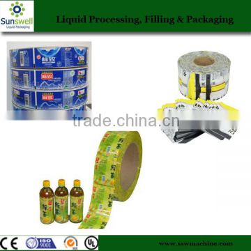 shrink labels for pvc bottles printed china