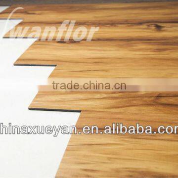 wood look waterproof indoor flooring/PVC vinyl plank flexible flooring