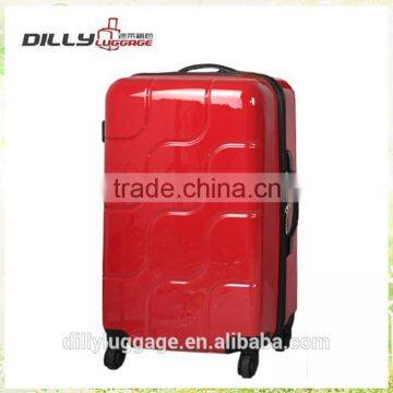 ABS/PC hard shell spinner luggage set , travel trolley luggage set