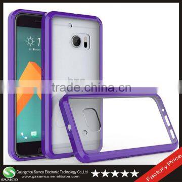 Samco High Quality In Stock Crystal Clear Sublimation Blank Phone Case for HTC One M10
