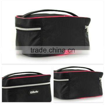 Black Fiber Waterproof Tote Makeup Case Box